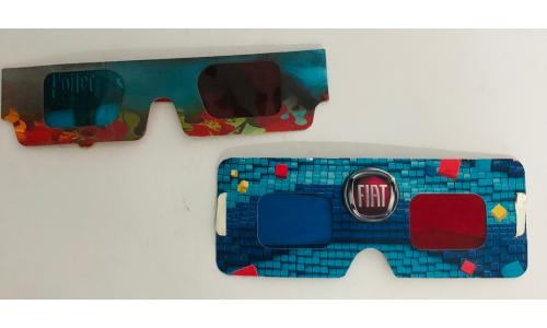 FIAT 02x �culos 3D Em Papel - Fiat e Harry Potter